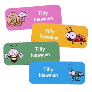 Creepy Crawly Super Fun Name Stickers