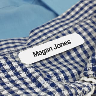 Iron-on School Name Labels