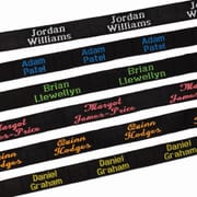 Black Woven Sew-on Name Tapes